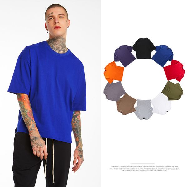 

Mens Designer T Shirts Solid Color Summer High Quality Oversized T Shirt New Men Casual Short Sleeved T-shirts Fashion Tees Tops