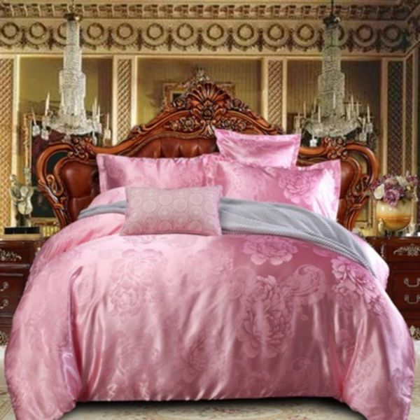 

bedding sets comforter cover set comfortable solid color bed linens simplicity duvet pillowcase 3/4pcs flat sheet