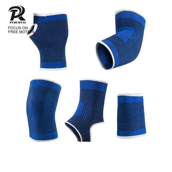 

knitted instep guard for child boxing ankle support taekwondo muay thai sport socks foot protector pads, Blue;black