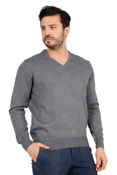 

buratti v-neck sweater male sweater 447039, White;black