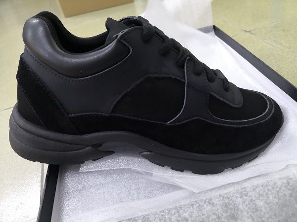 

r shoes mens black calfskin sneakers women lace up trainers g34360 luxury fashion platform runway dress shoes with box