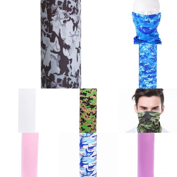 

tbcrh shipping outdoor scarf windproof uv protection print bandana mask multifunction cycling face styles turban scarf 5 magic, Black