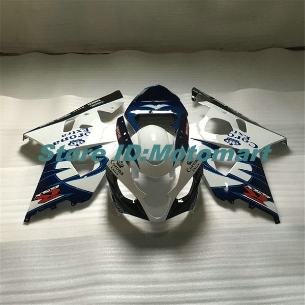 Kit carenatura moto per SUZUKI GSXR600 750 K4 04 05 GSXR 600 GSXR 750 2004 2005 blu bianco carenature set SF108