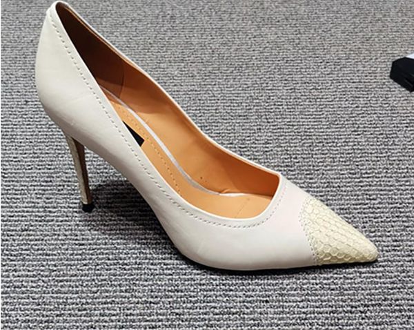 

women's shoes in spring and autumn high fine heel pointed end @ui20, Black