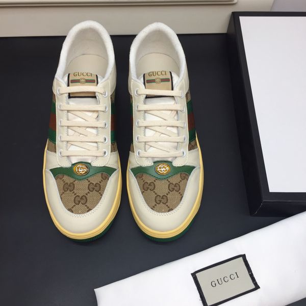 

high-quality leather fashion high-end casual shoes 3d textile luxury retro sneakers