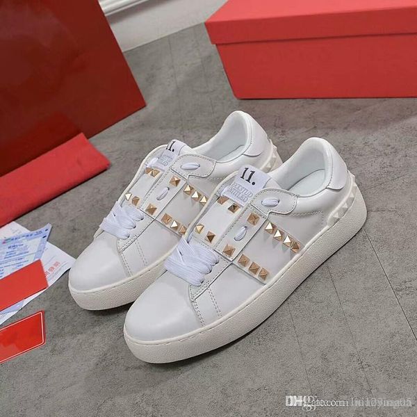 

2020 designer shoes fashion luxury man woman casual shoes spike fashion leisure athletic skateboarding shoes yl18060907, Black