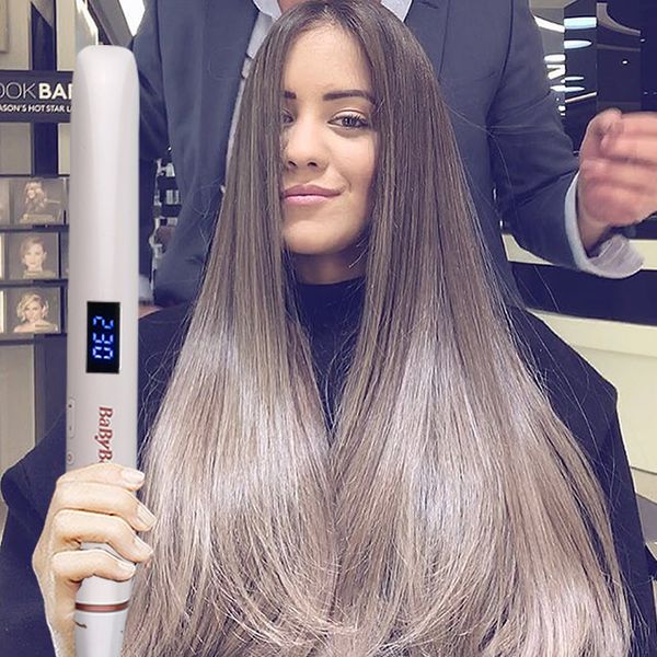 Professional Hair Straightener Curler Flat Iron Negative Ion Wand