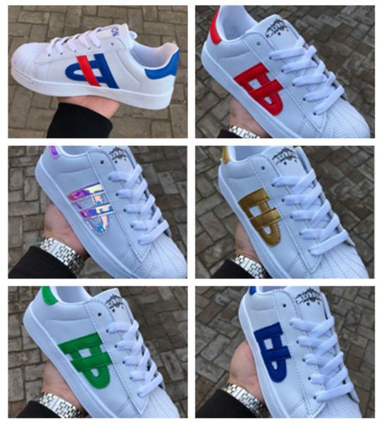

classic fashion superstar white hologram iridescent junior skateboarding shoes 80s pride sneakers super star women men fashion outdoor walki, Black