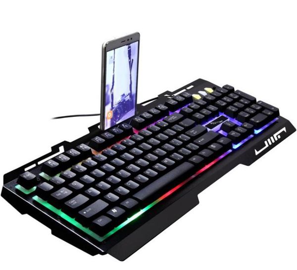 

mechanical gaming keyboards combos fully programmable usb wired keypad with luminescent backlight computer g700 light notebookkeyboard