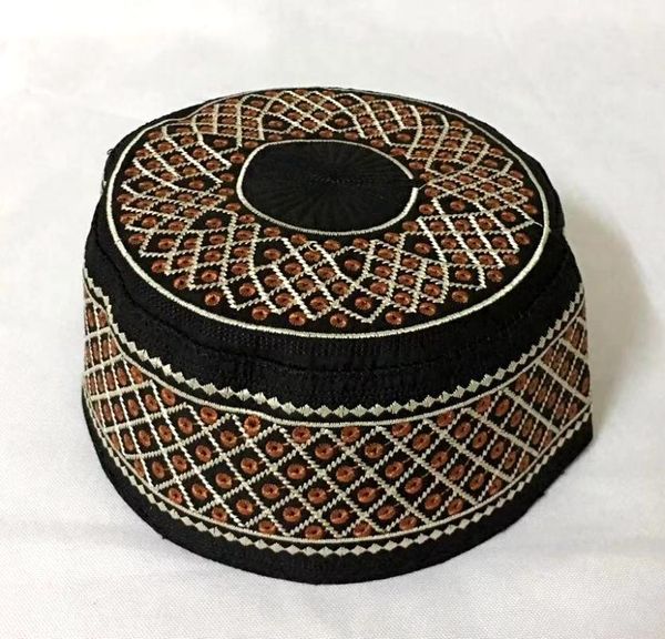 

20pcs/bag black color muslim men caps islamic hats turban size 56,57,58,59,60, Red