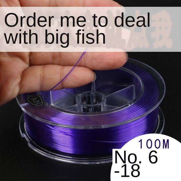 

100 meters large fishing line nylon line super strength sturgeon specializing in 6-30 ultra thick fishing
