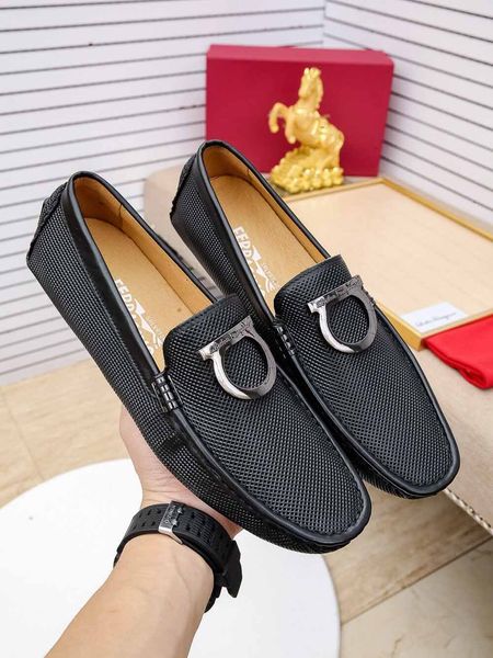 

men's formal in 2020ss leather soft bottom comfortable office casual shoes men's business oxford shoes casual shoes fwlik, Black