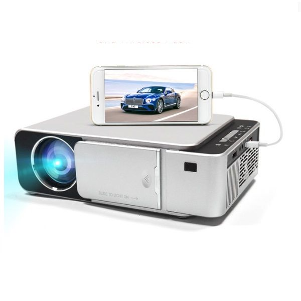 

t6 3500 lumens hd portable led projector 1280*720 native resolution 720p hd video projector usb vga hdmi beamer for home cinema