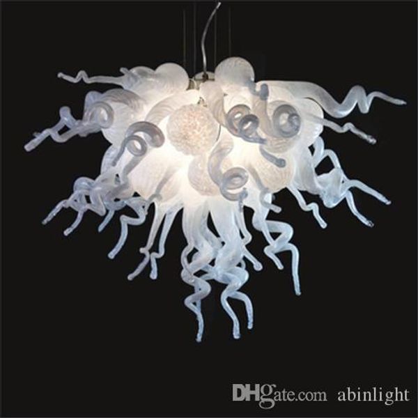 

home decor white blown murano glass chandelier light classic design modern chandelier lighting for home led pendant lamps