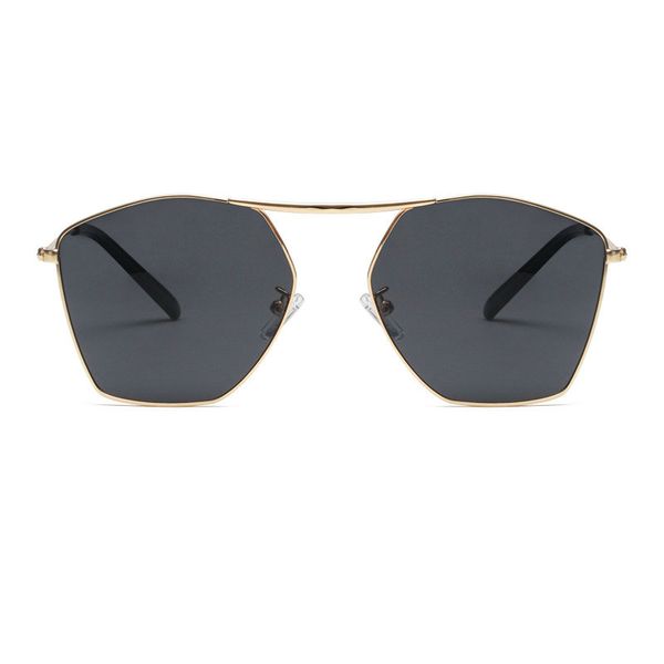 

mincl/ gold black frame sunglasses female irregular eyeglasses brand designer fashion women men sun glasses pilot style nx, White;black