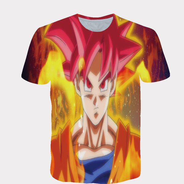 

2020 short-sleeved men's british shirt t-shirt 3d anime pattern t-shirt printing fashion personality 3d boy, White;black