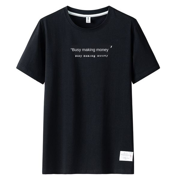 

дизайнерская мужская футболка с коротким рукавом инс национальной одежды прилива молодежи прилив бренд личности с коротким рукавом футболка, White;black