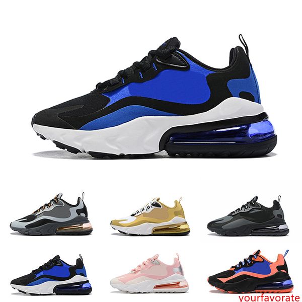 

2020 react men women running shoes bauhaus triple black white optical oreo grape bleached coral mens trainer sport sneakers size 36-45