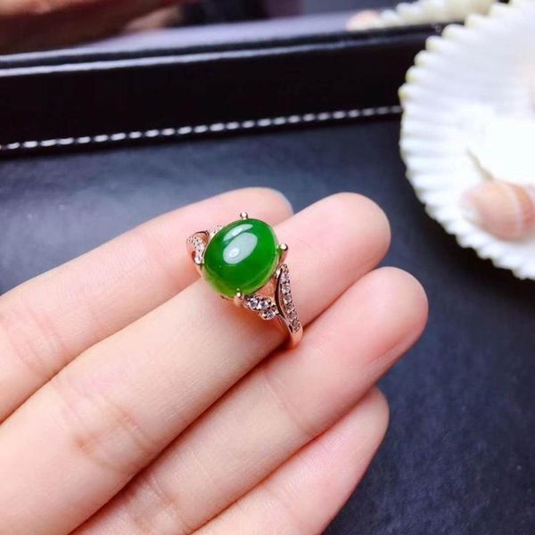 

natural and real jade ring stone rings solid 925 silver gemstone ring, Golden;silver