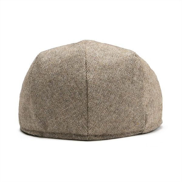 

jangoul small size kids woollen tweed flat cap page boy girl newsboy caps infant toddler child youth beret hat 002, Yellow