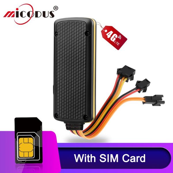 

motorcycle gps tracker 4g lte fdd wcdma gsm tracker 9-72v cut off fuel sos waterproof geofence move alarm vehicle car