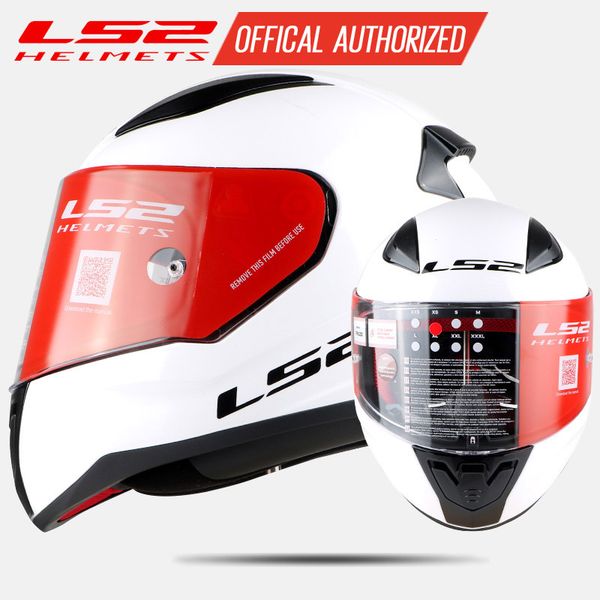 

ls2 ff353 full face motorcycle helmet abs reinforced shell kids helmet xs man woman racing motorbike ece approval