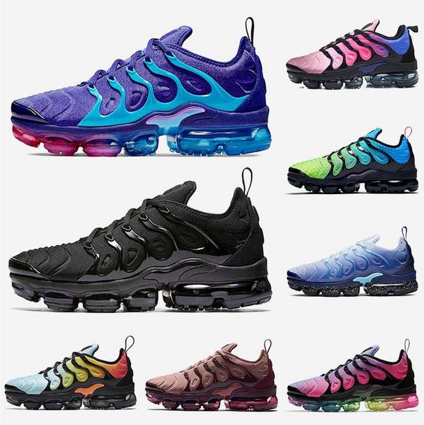 

new arrival hornets trainers triple black men womens running shoes white grape sliver be true smokey mauve vapormax tn plus sneakers