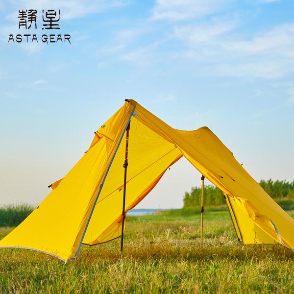 

asta gear rainstorm 2 ultralight pyramid tent trekking p ole tent two person camping ul