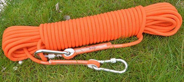 

20m 8--10.5mm parachute cord fast descend rope aerial work safety insurance working sport harness, outdoor, wire rope
