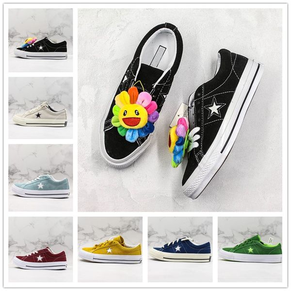 

Creator x One Star Ox Golf Le Fleur TTC Jolly Hip Hop Sneaker Trainer Canvas Shoes Pinstripe 1970s Vintage Suede Pu Skate Shoes