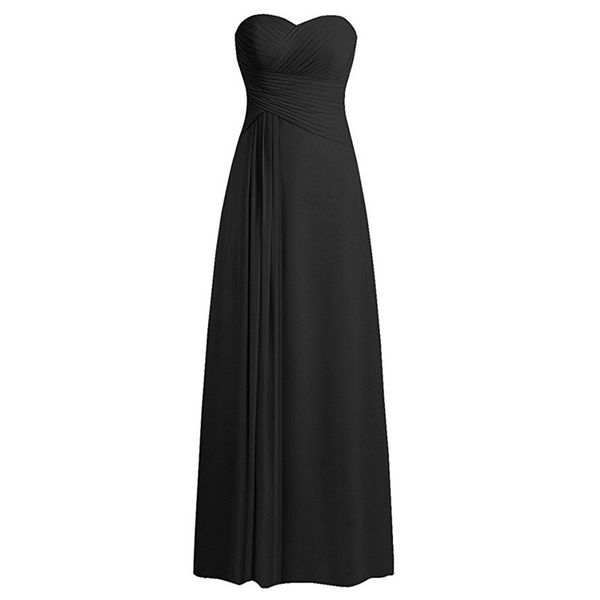 

2019 new fashion sweetheart a-line party gowns with criss-cross pleat lace up chiffon plus size formal evening celebrity dresses be56, Black;red