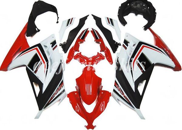 

injection mold new abs motorcycle full fairings kit fit for kawasaki ninja 300 ex300 300r 2013 2014 2015 2016 2017 set red white black