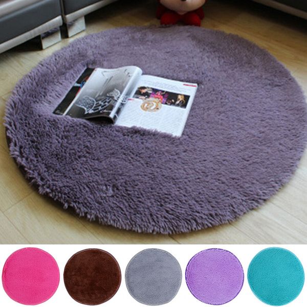 

living room/bedroom rug antiskid soft 40cm * 40cm carpet modern carpet mat purpule white pink gray 10 color round rugs carpets