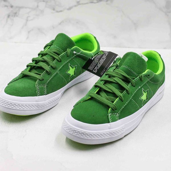 

New conversing One Star Ox Pinstripe Casual Shoes Sk8-Hi Slip-on Fashion Deisgner Skateboard Shoes Green Sole Flip Shoes For Mens Womens