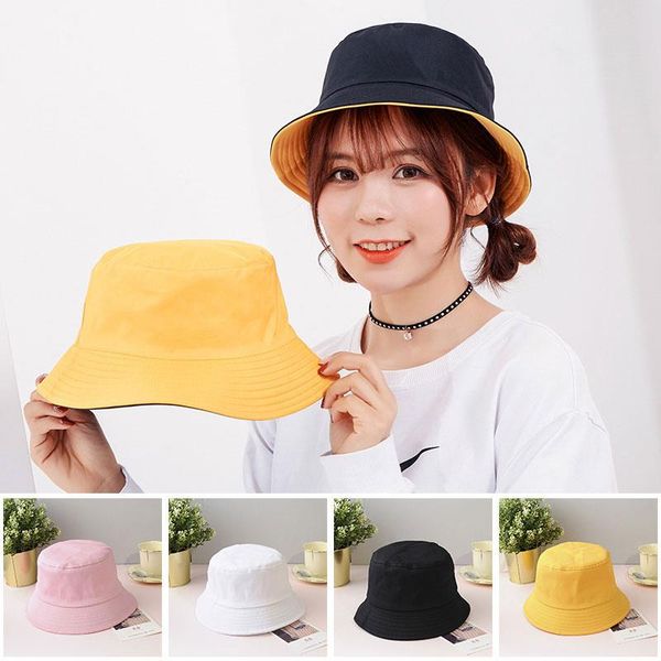 

sun hat регулируемых мод 100% хлопок спорт конфета цвет шляпа cap summer hat путешествие fisherman, Black