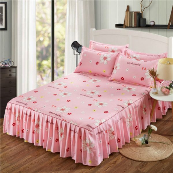 

2019 new200cm*220cm bed skirt bedspread single active grinding not fade not shrink ball is essential for home