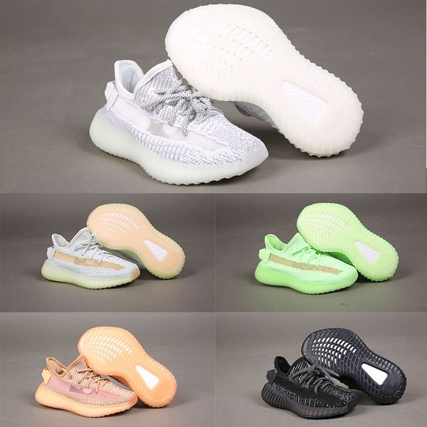 

wave runner kanye running shoes 2019 children girls youth boys kids designer shoes clay pink static sports kids sneakers outdoor trainers