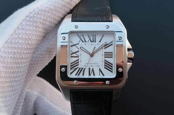 

v6 2824 mechanical dimension 41 inlet full automatic movement movement waterproof designer watches luxury mens watches montre de luxe, Slivery;brown