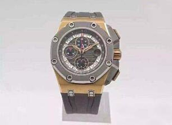 

J F завод ROYAL OAK OFFSHORE мужские роскошные часы Swiss 7750 Cal.3126 Хронограф Автоматический Ро