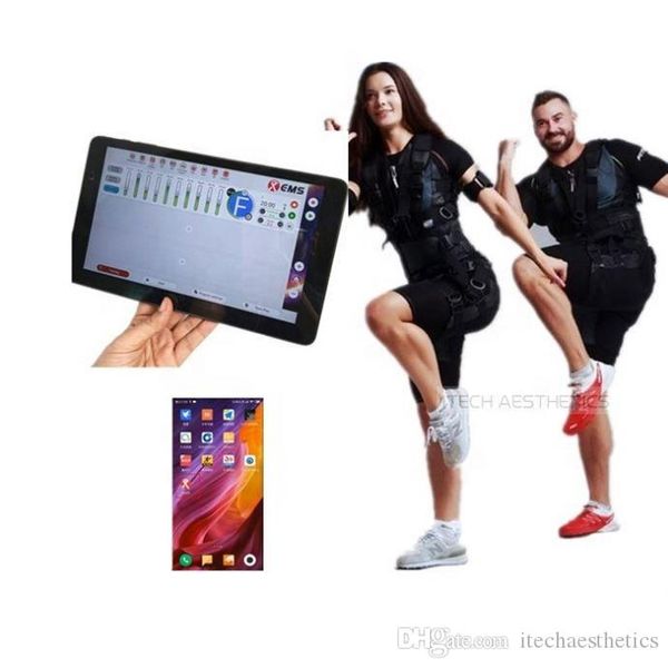 giacca per stimolazione muscolare economica stimolazione ems muscolare stimolatore muscolare elettrico ems macchina per la bellezza del corpo wireless con tablet app