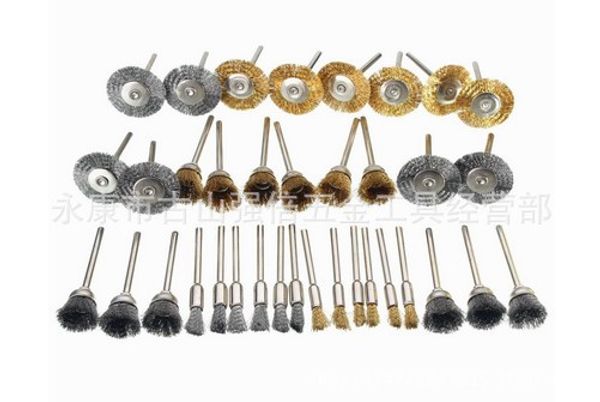 

2.35 handle/3.0 handle wire brush rust removing polishing (36 pieces