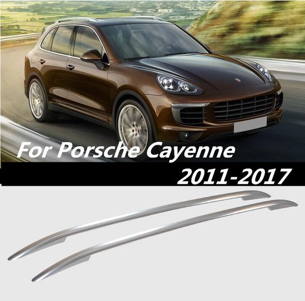 

new car roof rack baggage luggage bar for 11-17 for porsche cayenne 2011 2012 2013 2014 2015 2016 2017 (black,silver