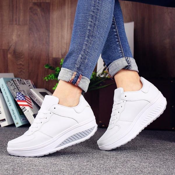 

plus size chunky sport sneakers womans trainers running shoes ladies sports shoes women's white tennis fitness swing a618
