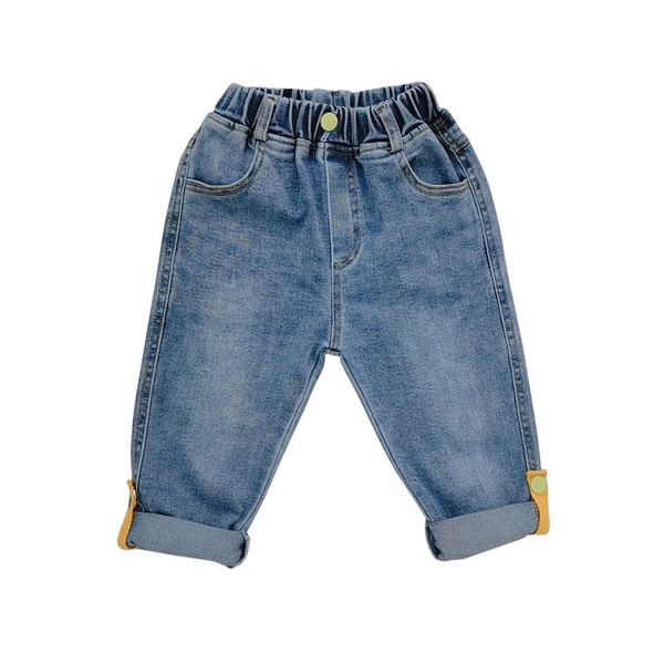 

2019 new arrival girls boys denim pant autumn fashion soft kids jean pants 1-6t, Blue