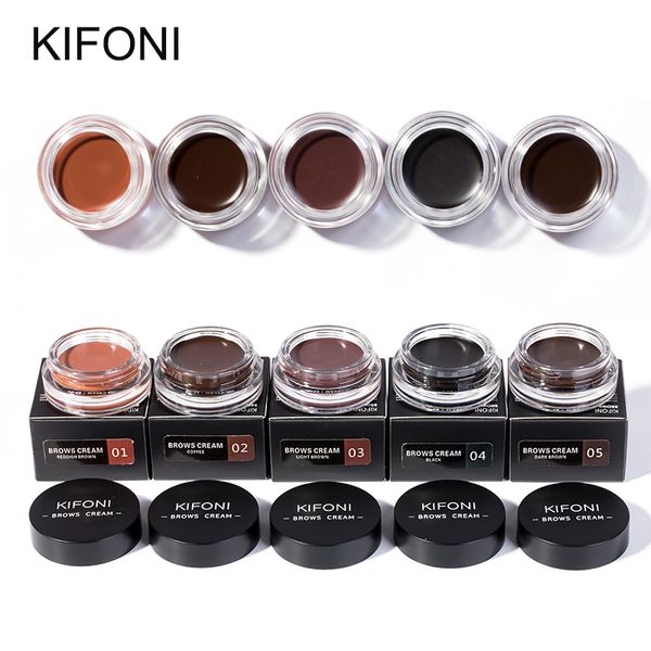 

kifoni makeup eyebrow dye gel waterproof shadow for eye brow long lasting tint shade make up paint pomade cosmetic with brush