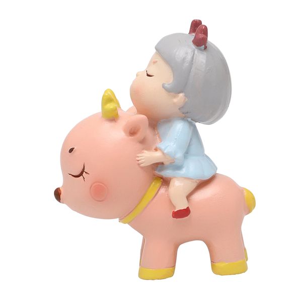 

cute cartoon miniature statue fashion statuary for cake, home decoration