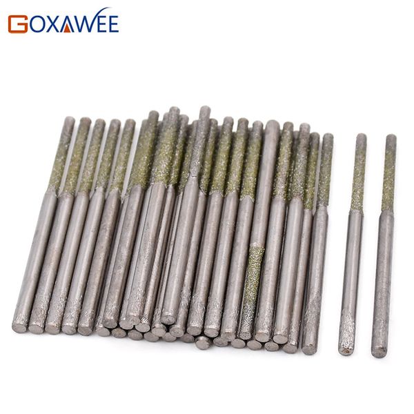 

30pcs diamond drill bits diamond burs for jewelry gems glass tile ceramic marble granite holing drilling power tool accessories