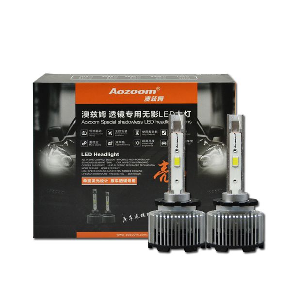 

2019 aozoom latest special shadowless led headlight for origional car projector / lens