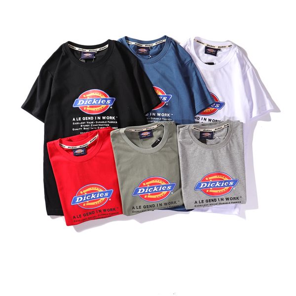 

мужская футболка 2019 лето новый дизайнер бренд одежды мода письмо печати с коротким рукавом повседневная спорт топы уличный стиль простой т, White;black