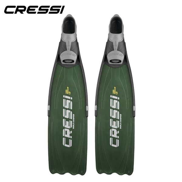 

cressi gara modular ld diving fins camouflage green long blade professional interchangeable blade fins for adults
